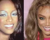 Teinture sourcils avant après blonde : comparaison de deux looks, l'un avec des sourcils plus foncés et l'autre avec des sourcils plus clairs, accentuant le regard.
