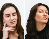 Avant/après : regard sublimé par un eye liner permanent.